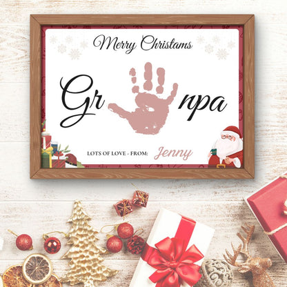 Christmas Handprint Gift